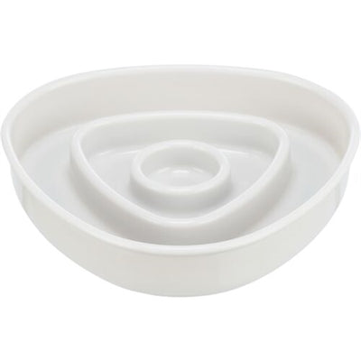 Trixie Food Bowl Slow Celefeding Plastic TPR Grey