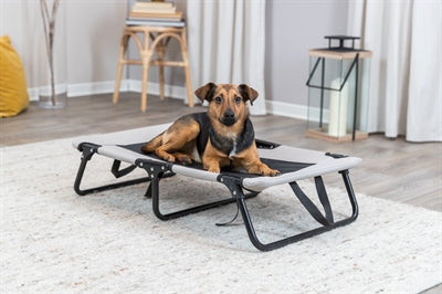 Trixie Liegeliege für Hunde grau schwarz