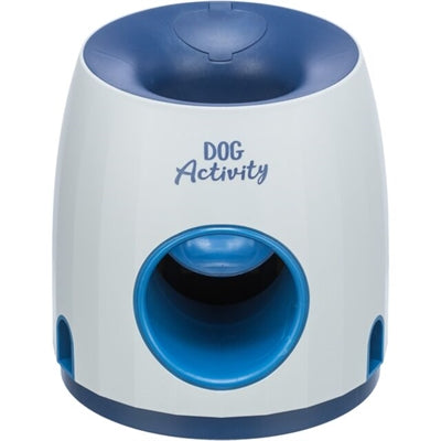 Trixie Dog activity strategiespel ball treat wit blauw