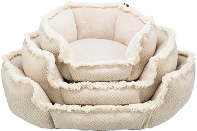 Trixie Dog Basket Boho Angular Beige