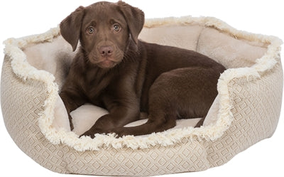 Trixie Dog Basket Boho Angular Beige