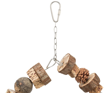 Trixie Ringschaukel Holz Tannenzapfen natur