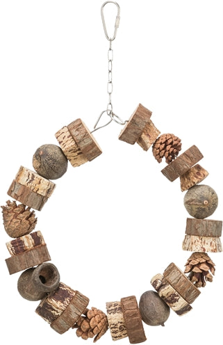 Trixie Ringschaukel Holz Tannenzapfen natur