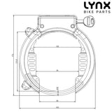 Lynx Rahmenschloss XL Art 2 OEM