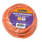 Verlängerungskabel 10 m orange, ungeerdet, max. 3500 W, 2 x 1,5 mm