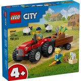Lego City 60461 roter Traktor mit Anhänger und Schafen