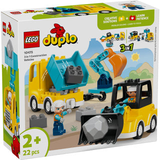 Lego Duplo Town 10475 3in1 Baufahrzeuge