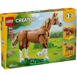Lego® Creator 3-in-1-Bauset „Schönes Pferd und Tier“ – 31166