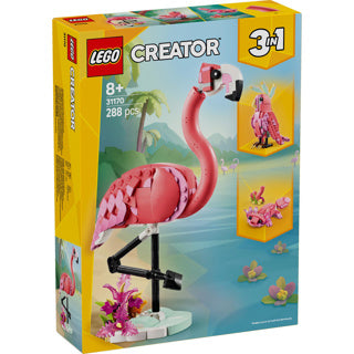 Lego® Creator 3in1 Wildtiere: Rosa Flamingo-Set – 31170