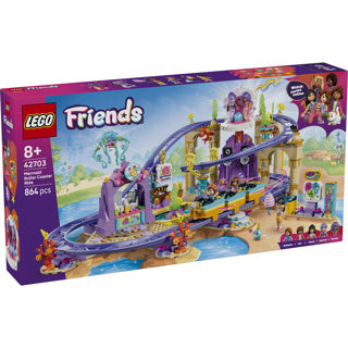 Lego friends zeemeerminnenachtbaan pretpark speelgoed voor kinderen met poppetjes 42703