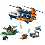 Lego City 60437 Dschungelforscher: Hubschrauber an der Basis
