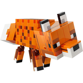 Lego Minecraft der Fuchs, Kinderzimmerdekoration und Tierspielzeug für Kinder – 21588
