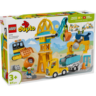 Lego Duplo Town 10476 3in1 Baustelle und Fahrzeuge