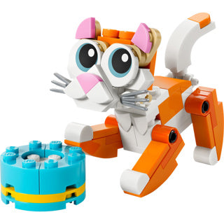 Lego 30714 Tasche orange Katze | 10 Stück