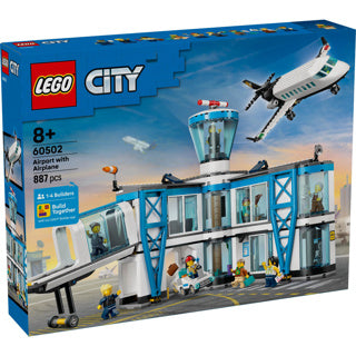 Lego City – Flughafen mit Flugzeugbauspielzeug (60502)