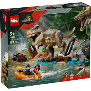 Lego Jurassic World Flucht aus dem T-Rex-Fluss