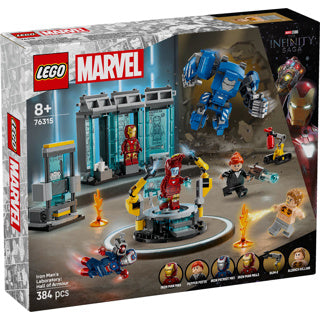 Lego Marvel Iron Mans Labor: Rüstungsraum-Set – 76315