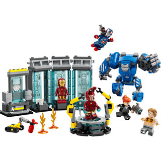 Lego Marvel Iron Mans Labor: Rüstungsraum-Set – 76315