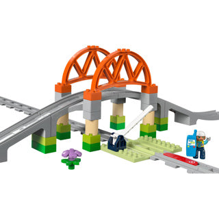 Lego Duplo Town 10426 Eisenbahnbrücke und Gleise, Erweiterungsset