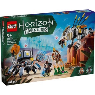 Lego® Horizon Adventures™ Aloy und Varl vs. Muschelläufer und Sägezahn – 77037