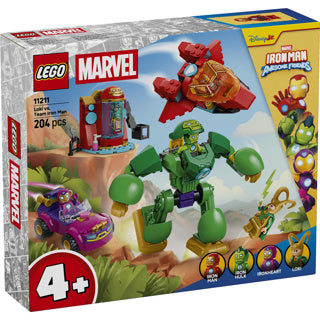 Lego marvel 11211 loki tegen team iron man