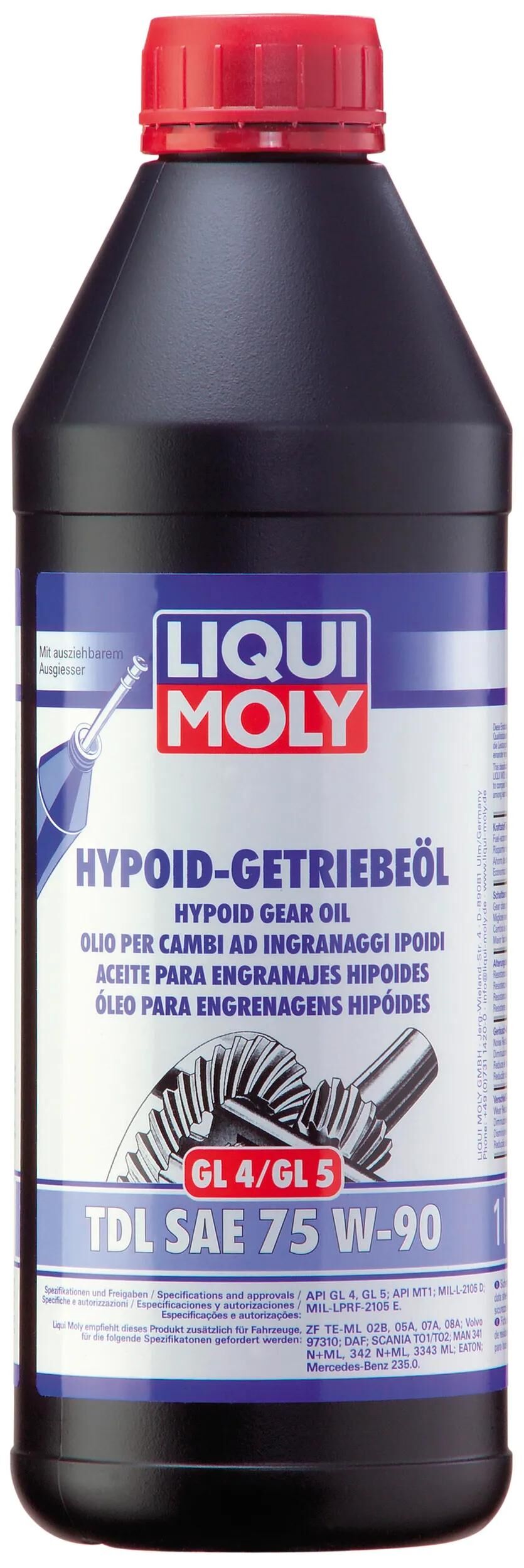 Liqui Moly Getriebeöl TDL Hyp. Getriebeöl 75w90 1l