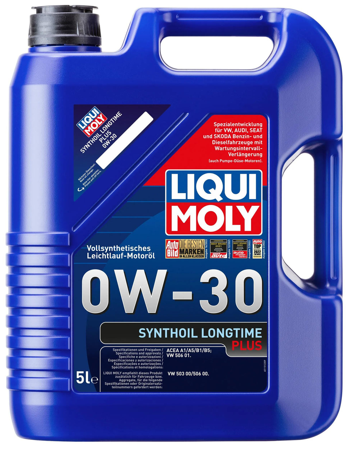Liqui Moly Motoröl Longtime Plus. synth.longtime plus 0w-30 lm 5 ltr.