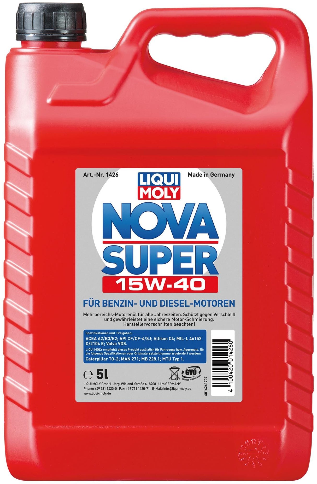 Liqui Moly Motoröl Nova Super Nova Super 15w-40 5 ltr.