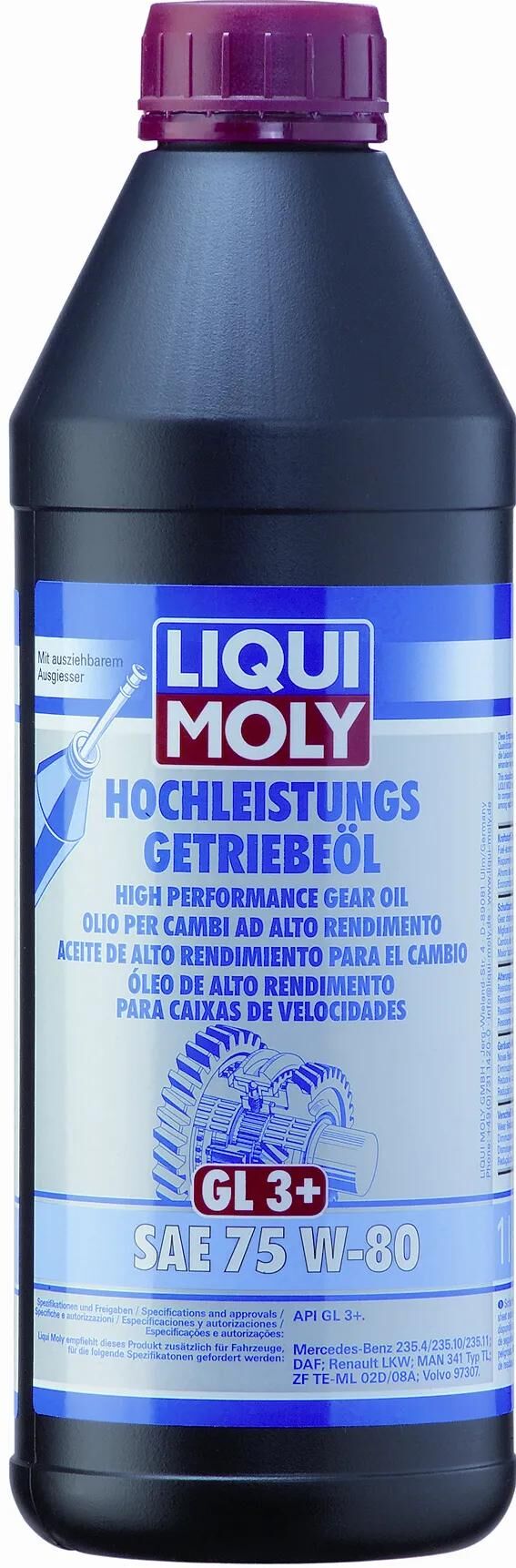 Liqui Moly Getriebeöl GL3+ Getriebeöl GL3+ 1ltr. 75w-80