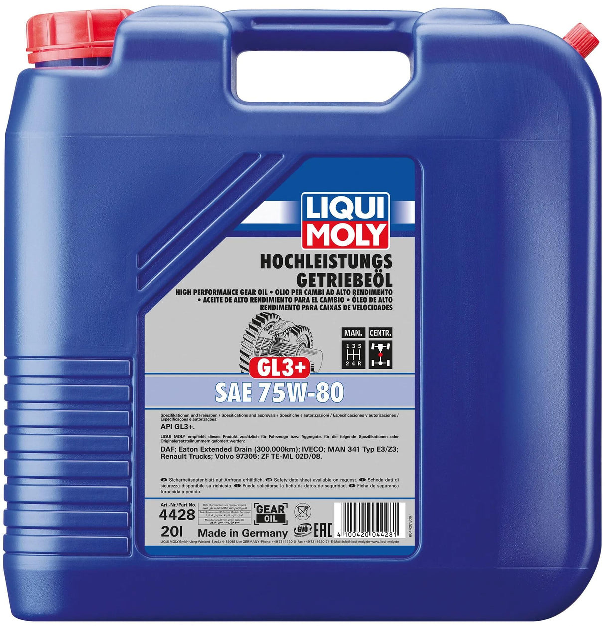 Liqui Moly Getriebeöl GL3+ Getriebeöl 75w-80 20l lm