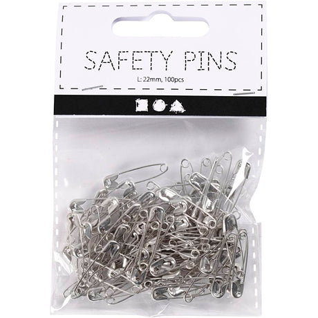 Creativ Company Safety Pins Silber, 100..