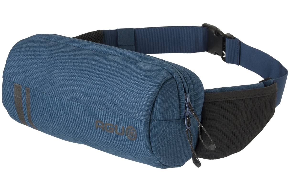 Agu hip-pack canvas stuurtas venture steel blue