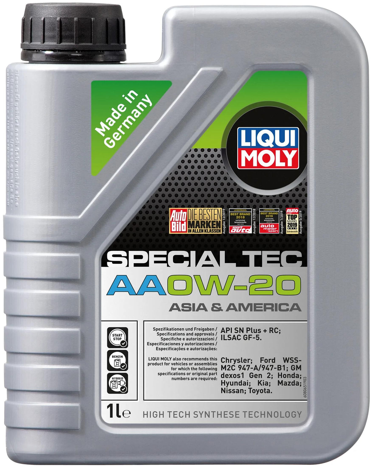 Liqui Moly Motoröl Special Tec AA. Special Tec AA 0w20 1l Motoröl