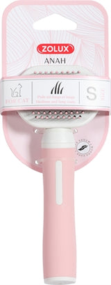 Zolux anah Slicker Brush Soft Pink White