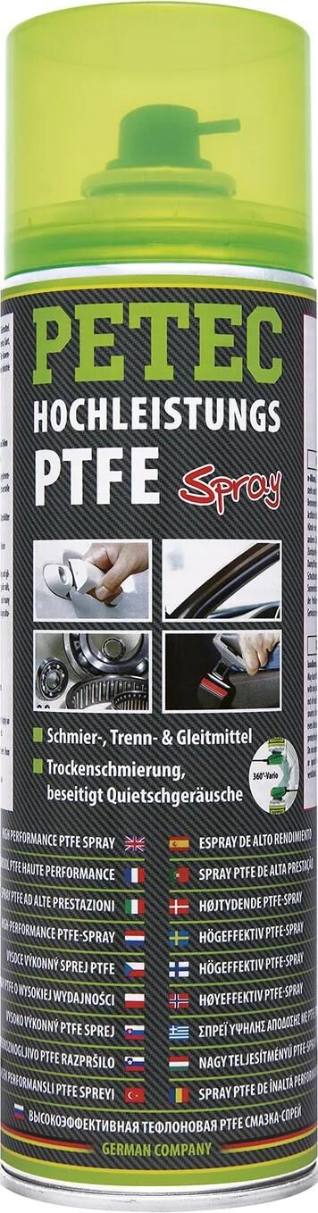 Petec Trockenschmierstoff hochl. PTFE-Spray 500 ml