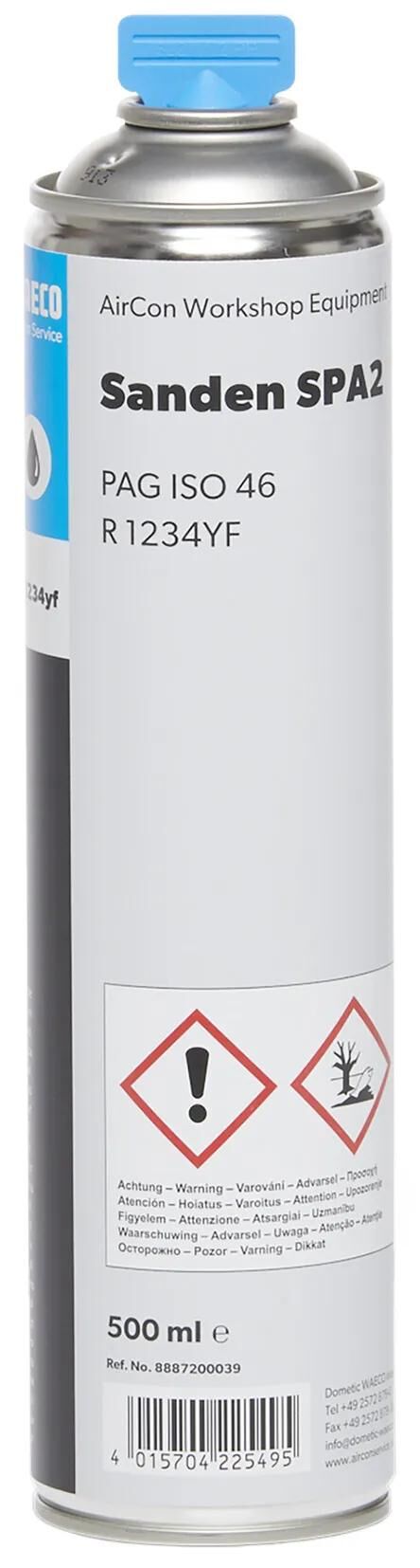 Waeco Klimakompressoröl spa2 . Kompressoröl Spa2 500 m Dose Inhalt 500 ml