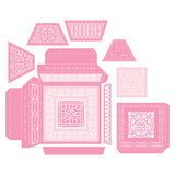 Tonic studios • dimensions die set crystal container square base