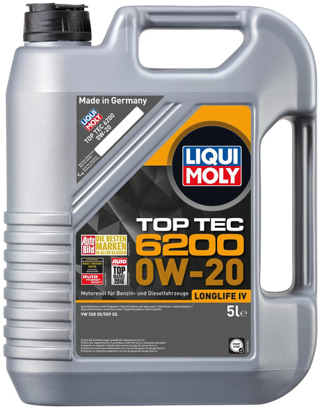 Liqui Moly Motoröl Top Tec 6200. Öl Top Tec 6200 5l 0w-20