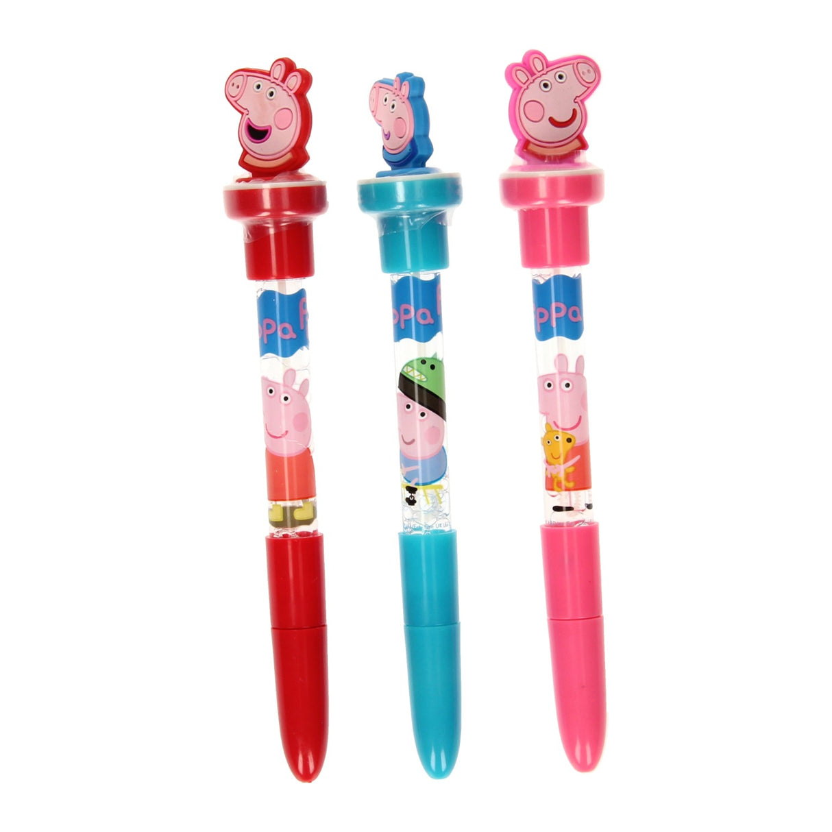 Peppa pig pen met bellenblaas en stempel