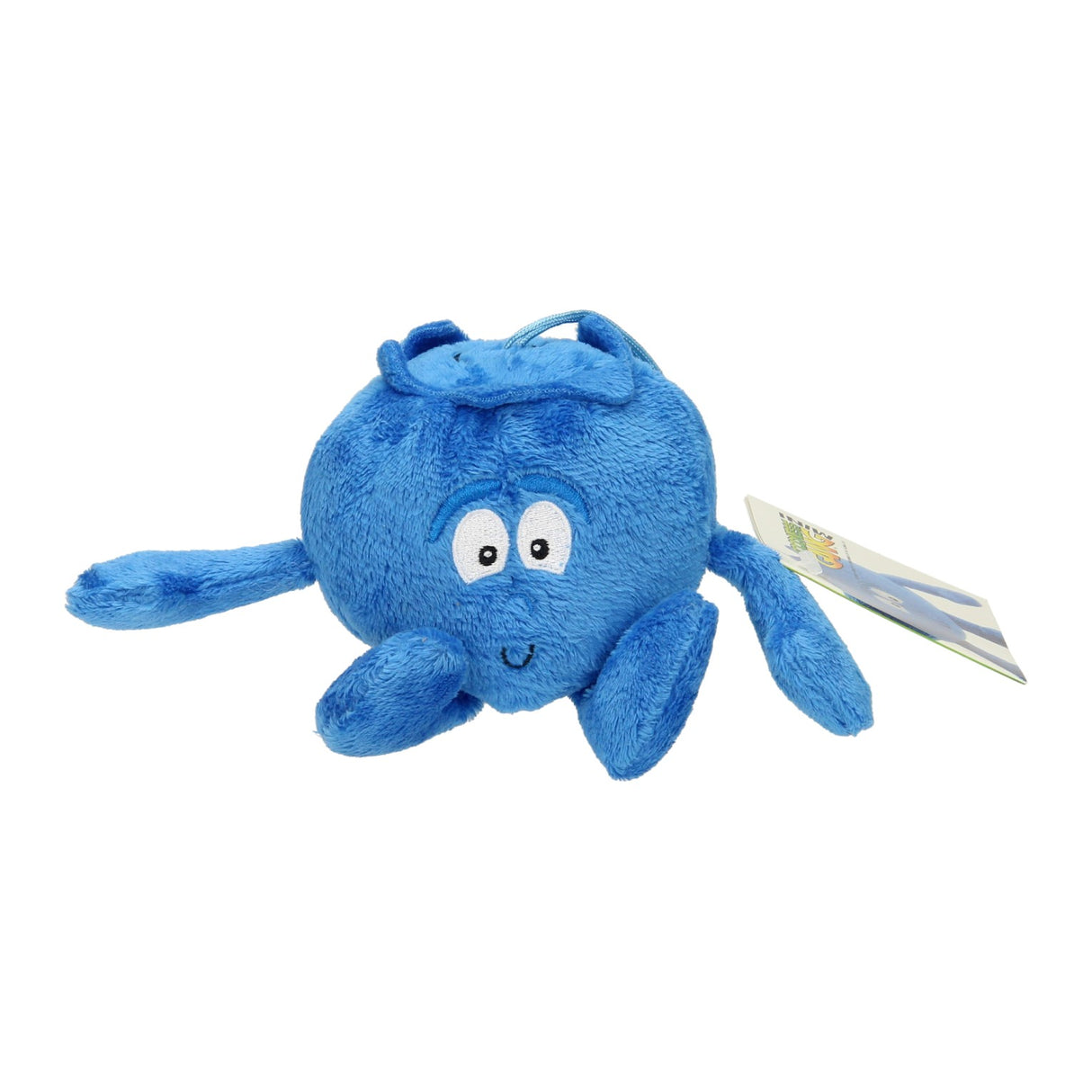 Knuffel pluche blauwe bes, 15cm