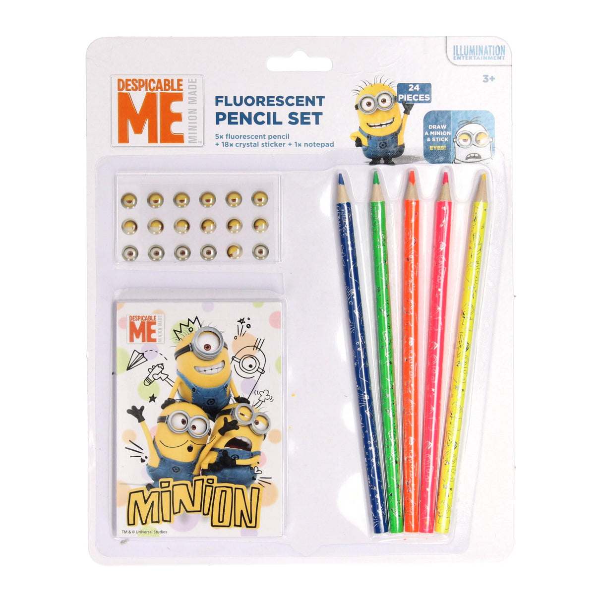 minions knutselset, 24dlg.