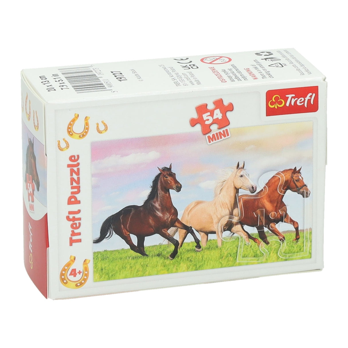 Mini-Puzzle Pferde, 54-tlg.