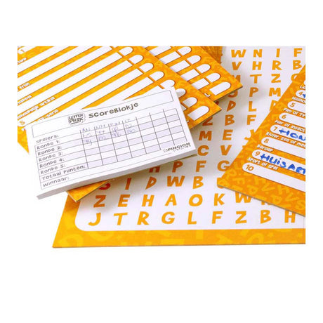 Pingion-Spiele – Brettspiel mit Buchstabenstanzer