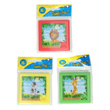 Schiebepuzzle Tier - 8x8cm