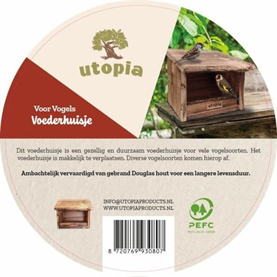 Utopia Vogel Feeding House verbrannt Douglas Wood