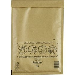 Luchtkussenenveloppen mail lite 79 g m² goudgeel