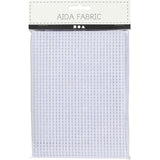 Creativ Company Aida, Größe 50x50 cm, 24 Quadrate je 10 cm, weiß, 1 Stück