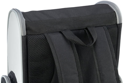Trixie Hundetaschenrucksack Chloe hellgrau schwarz