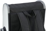 Trixie Hundetaschenrucksack Chloe hellgrau schwarz