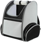 Trixie Hundetaschenrucksack Chloe hellgrau schwarz